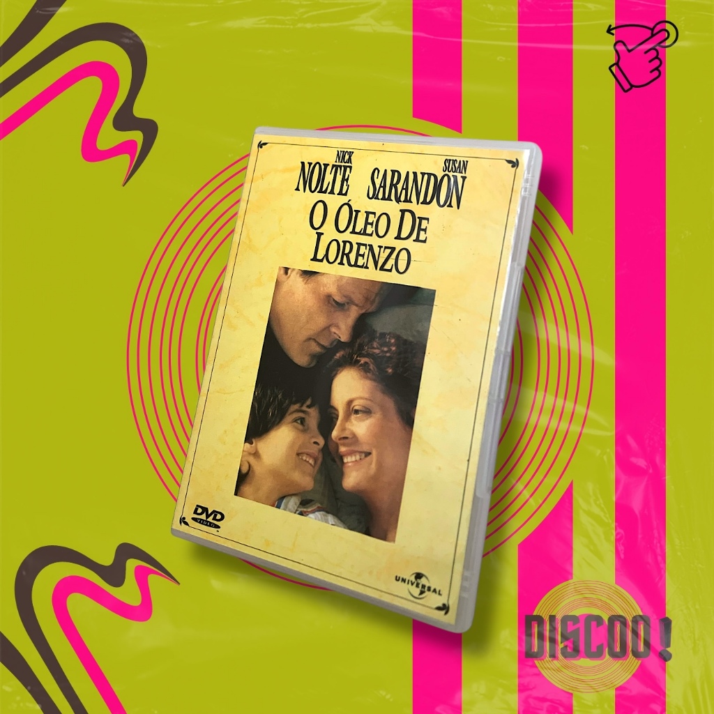 DVD O Óleo de Lorenzo (Lorenzo's Oil) com Susan Sarandon & Nick Nolte