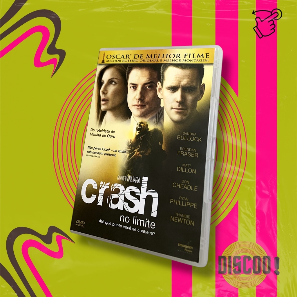 DVD crash — no limite (Crash) — com Sandra Bulock, Brendan Fraser e Matt Dillon