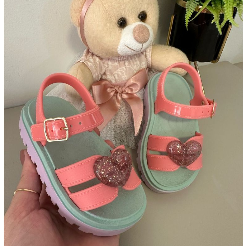 Sandalia Baby Infantil Menina Feminina Casual Confortavel 19 ao 26