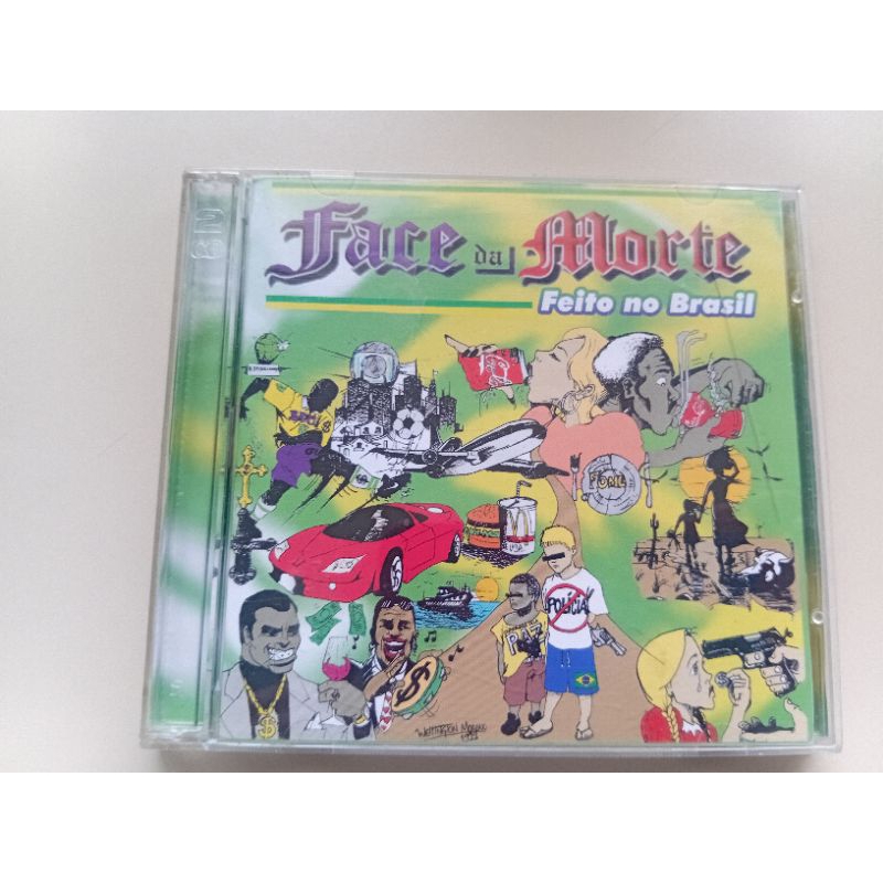 CD duplo face da morte feito no Brasil ótimo estado mídias e capa