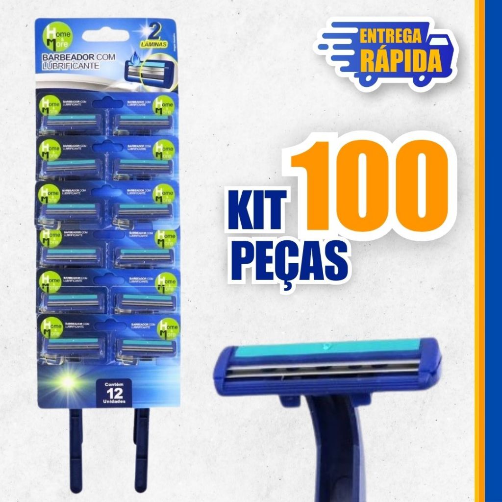100/60/30 Prestobarba Aparelho de Barbear 2 Lâmina Com Fita Kit com Lubrificante Barbeado Descartável PROMOÇÃO