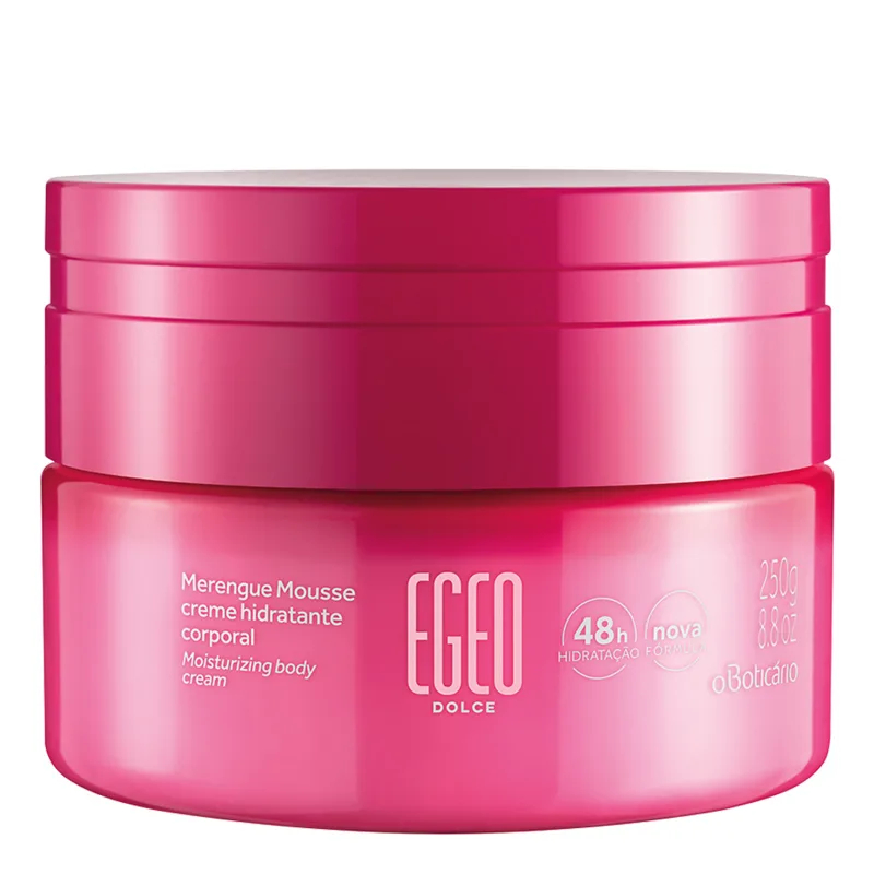 Mousse Hidratante Corporal Egeo Dolce Merengue - 250g (o Boticário)