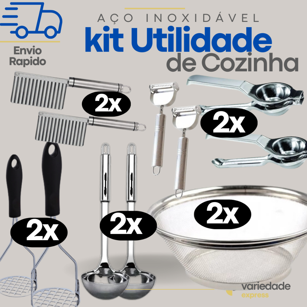 Pegadores, Conchas, Amassador, Escorredoer 12 Peças/6 Pçs Kit Utililidades de Cozinha Utensilios