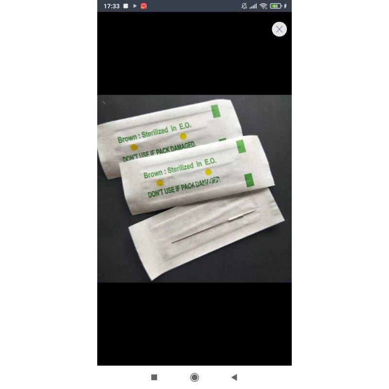 Kit Agulha dermográfo universal 1 ponta e ponteira com 10 unidades..