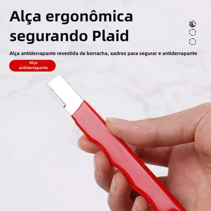Afiador Profissional de Facas Aço Tungstênio Pedra Diamantada Lâminas Tesoura Jardinagem Cabo Antiderrapante