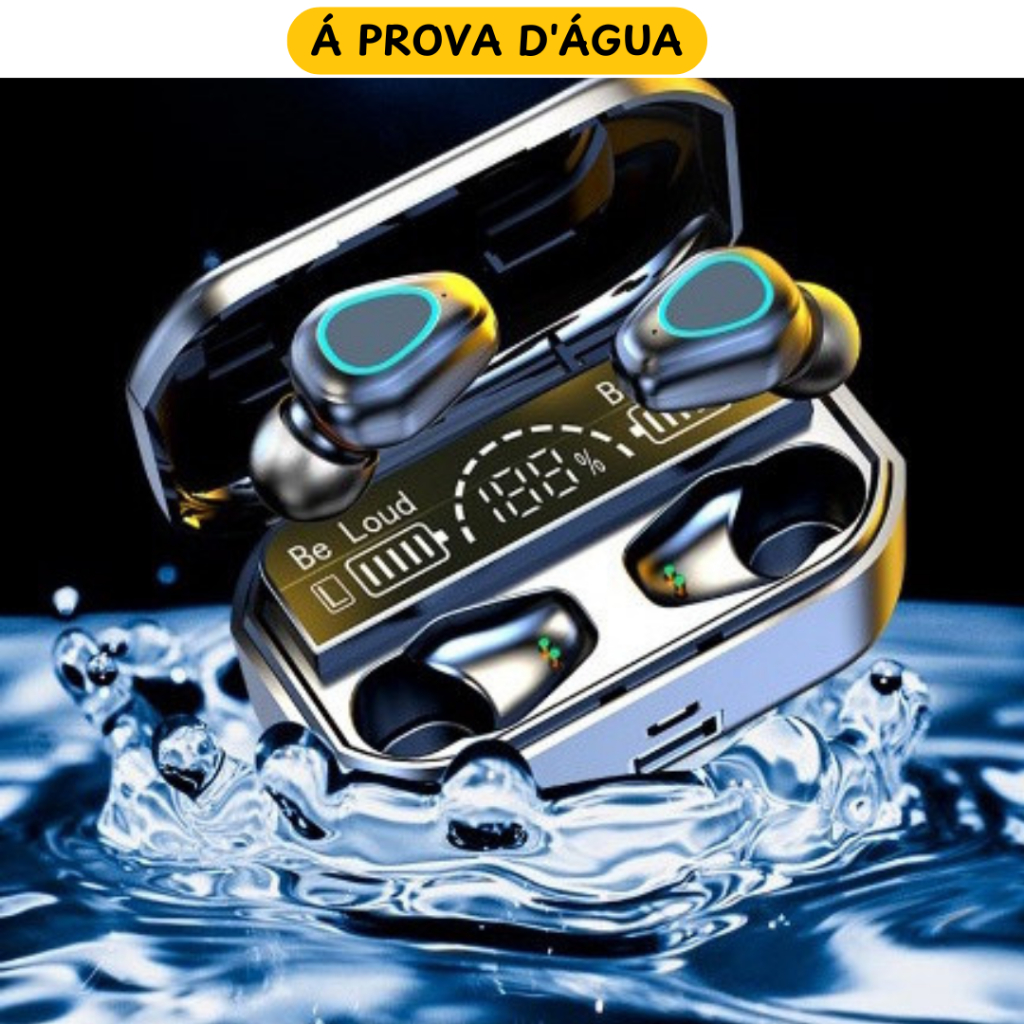 Fone Bluetooth Á Prova D´Água - Fone de Ouvido Sem Fio - TWS M10