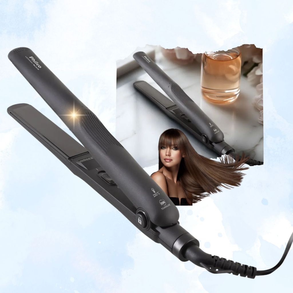 Prancha Chapinha de Cabelo Philco Original Profissional Para Progressiva Alisadora Modeladora Bivolt