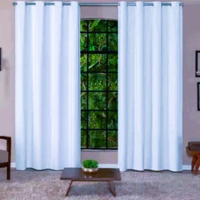 Cortina PREMIUM 3,00 x 2,50 metros Decoração Sala, Quarto, Escritório, Igreja