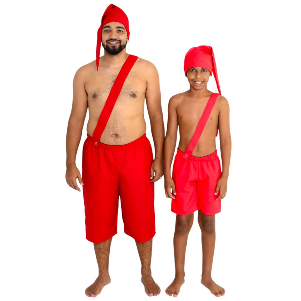 Fantasia Saci Pererê Cosplay Adulto Saci