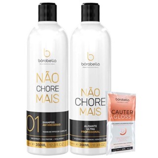 Kit Escova Progressiva Não Chore Mais Borabella 350ml em Oferta na Shopee