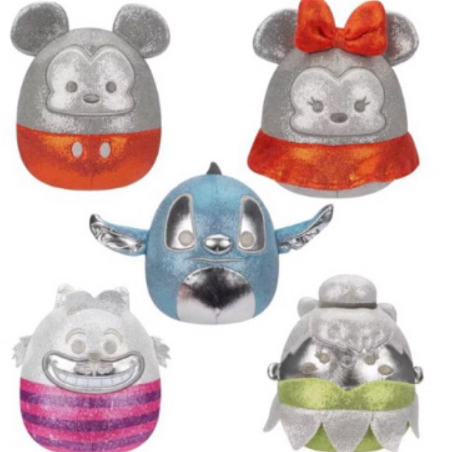 Disney Squishmallow MIckey Mouse Minnie mouse lilo Stitch Tinkerbell Simba pelúcia pixar brinquedo de coração