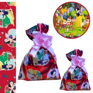 40 SACOLINHA BRANCA DE NEVE SURPRESA  20x29 CROMUS em Oferta na Shopee