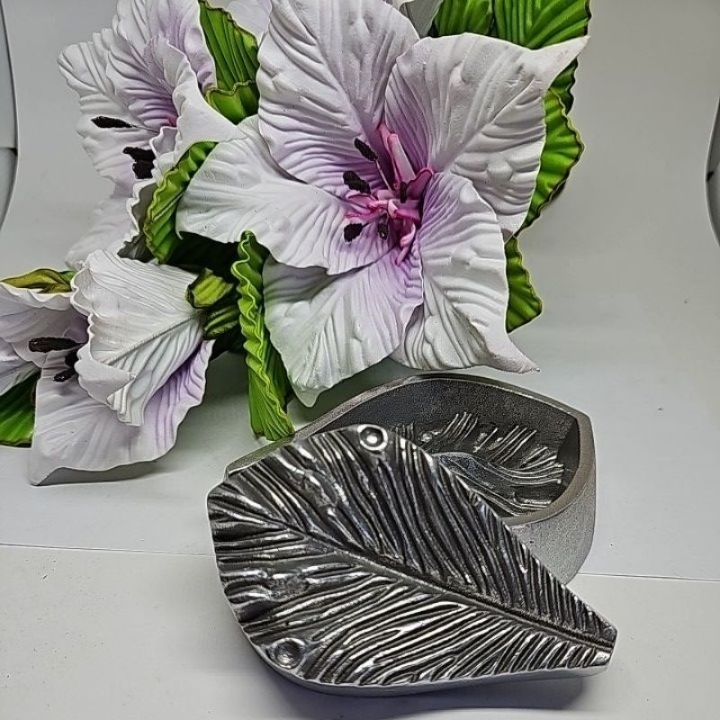 Frizador/ golfrador modelador/Flor de Filó em alumínio