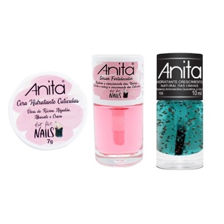 KIT Cera + Sérum Fortalecedor + Hidratante de Crescimento Anita em Oferta na Shopee