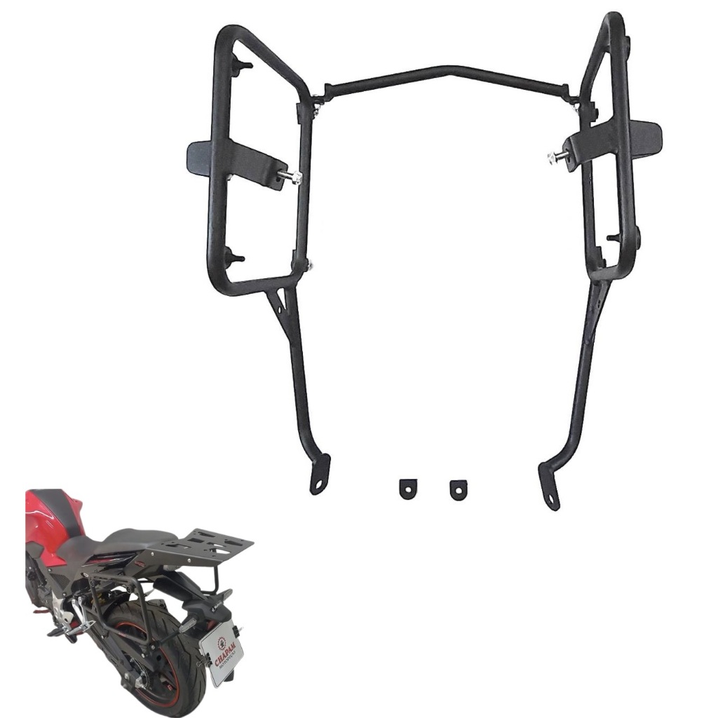 Suporte para Mala Bau Lateral monokey Chapam - Honda Cb300f Cb 300f Twister