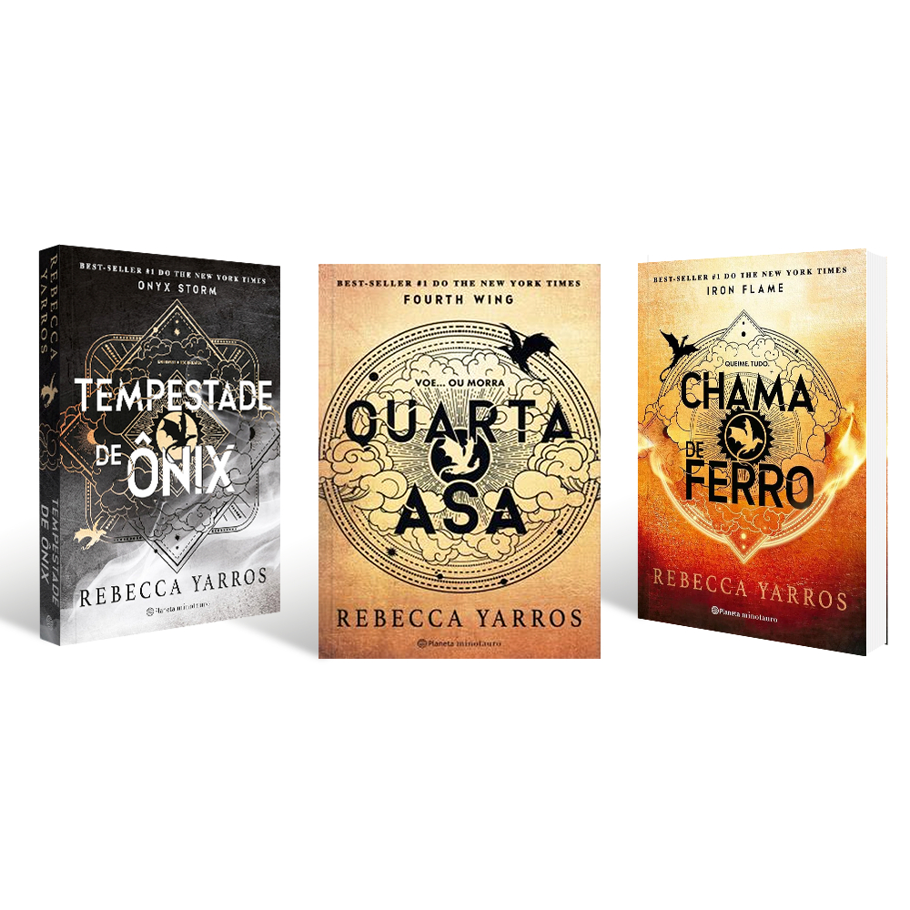 KIT QUARTA ASA + CHAMA DE FERRO+ TEMPESTADE DE ÔNIX: SEQUÊNCIA DOS FENÔMENOS MUNDIAIS QUARTA ASA E CHAMA DE FERRO - Books & Magazines