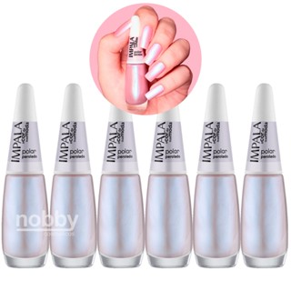 Kit 6 Esmalte Polar Perolado Impala Atacado Manicure em Oferta na Shopee