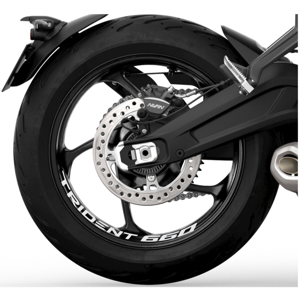 Adesivo Refletivo Interno Roda M01 Moto triumph trident 660