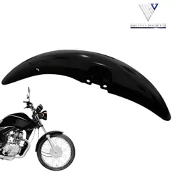 1x Paralama Dianteiro Honda Titan/Fan Es/Ks 2009 A 2013 Preto