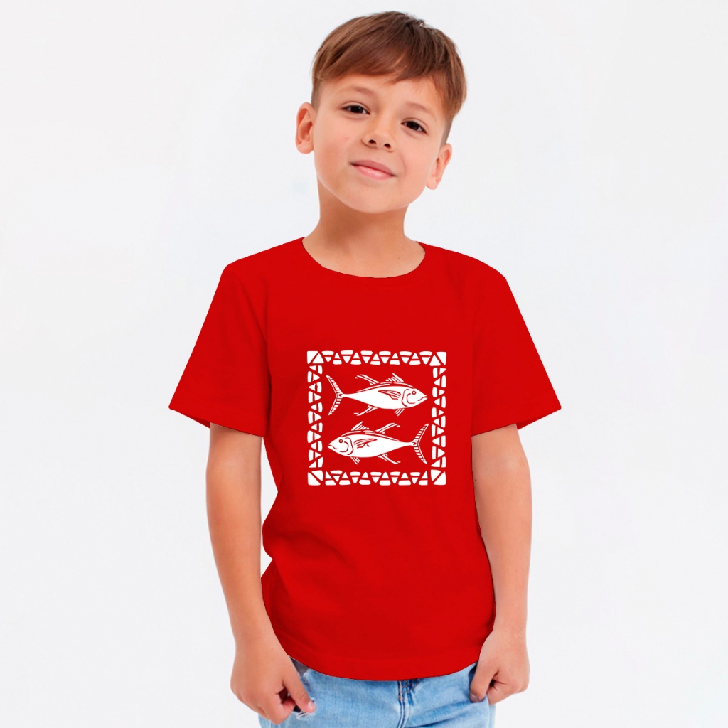 Camiseta Masculina Infantil Peixe Desenho Blusa Estampada Moda Tendencia 2025 Promoção
