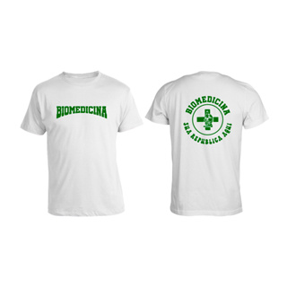 Camiseta Uniforme Biomedicina Personalizada Universitário Faculdade Medicina em Oferta na Shopee