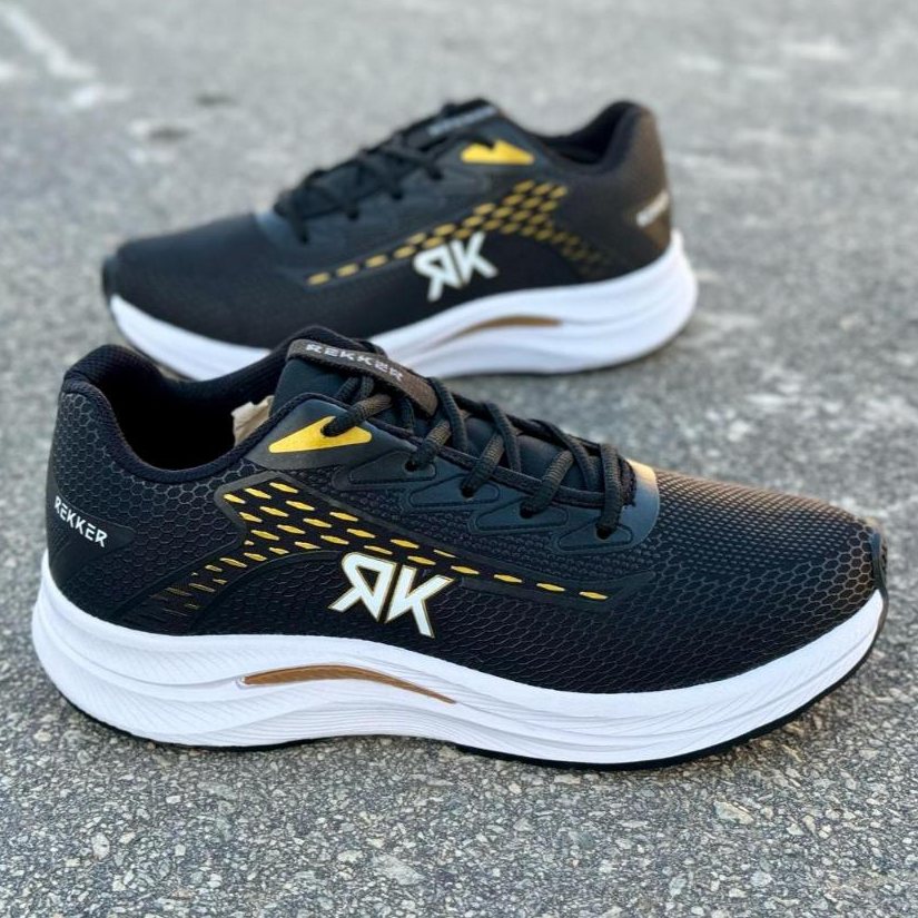 Tênis Masculino Esportivo Confortável e Estiloso Com Detalhes Coloridos em Oferta na Shopee