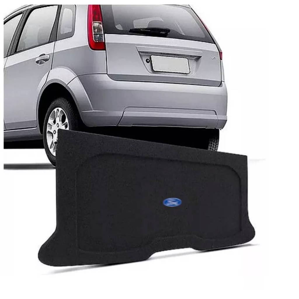 Tampão Porta Malas Ford Fiesta 2003 a 2012 R-Acoustic Bagagito Carpete Grafite em Oferta na Shopee