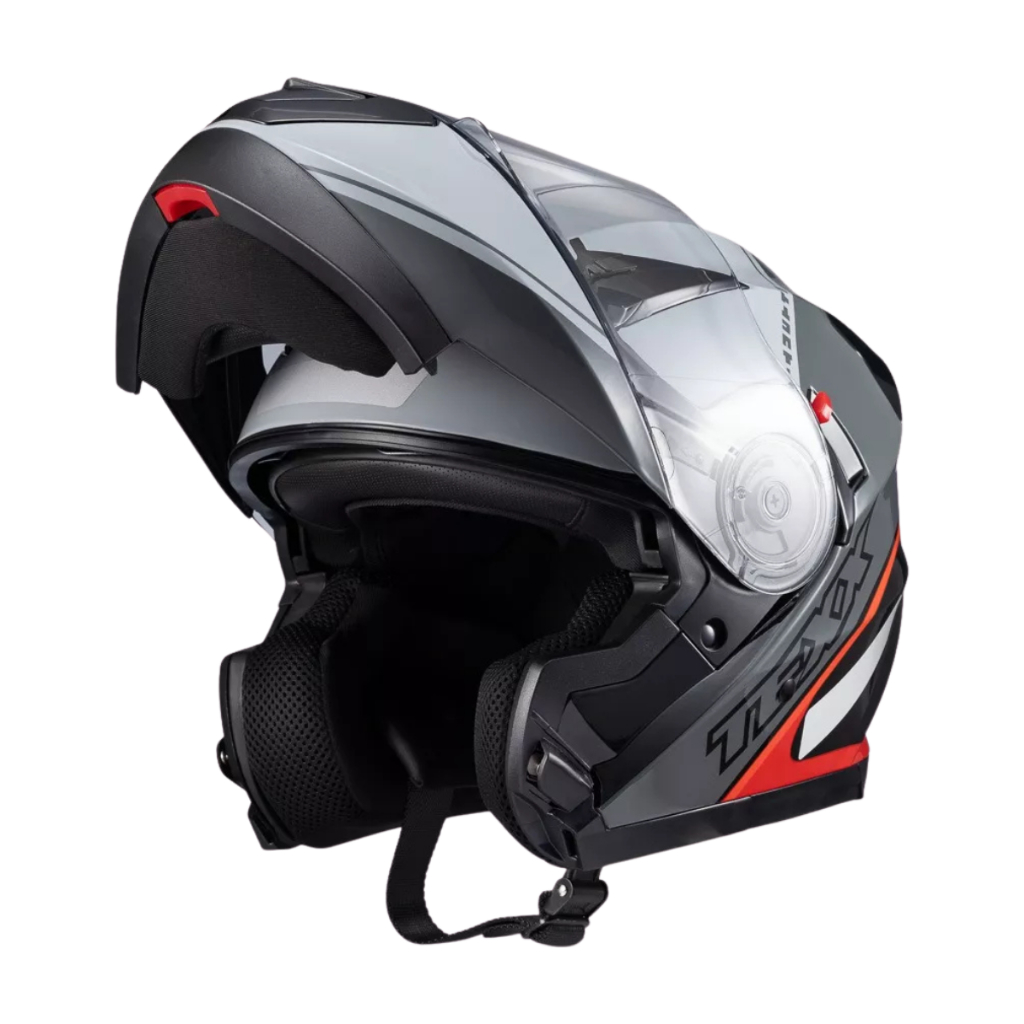 Capacete Texx Escamoteável Robocop Articulado Gladiator V3 Makan em Oferta na Shopee