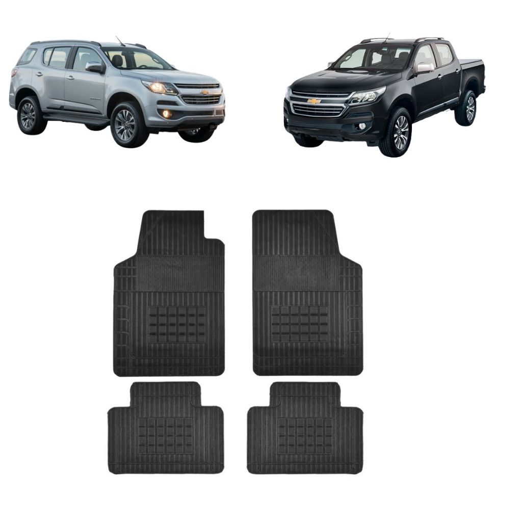 Imagem JOGO TAPETE DE BORRACHA TRAILBLAZER 96/22 S10 12/20 - Car Floor