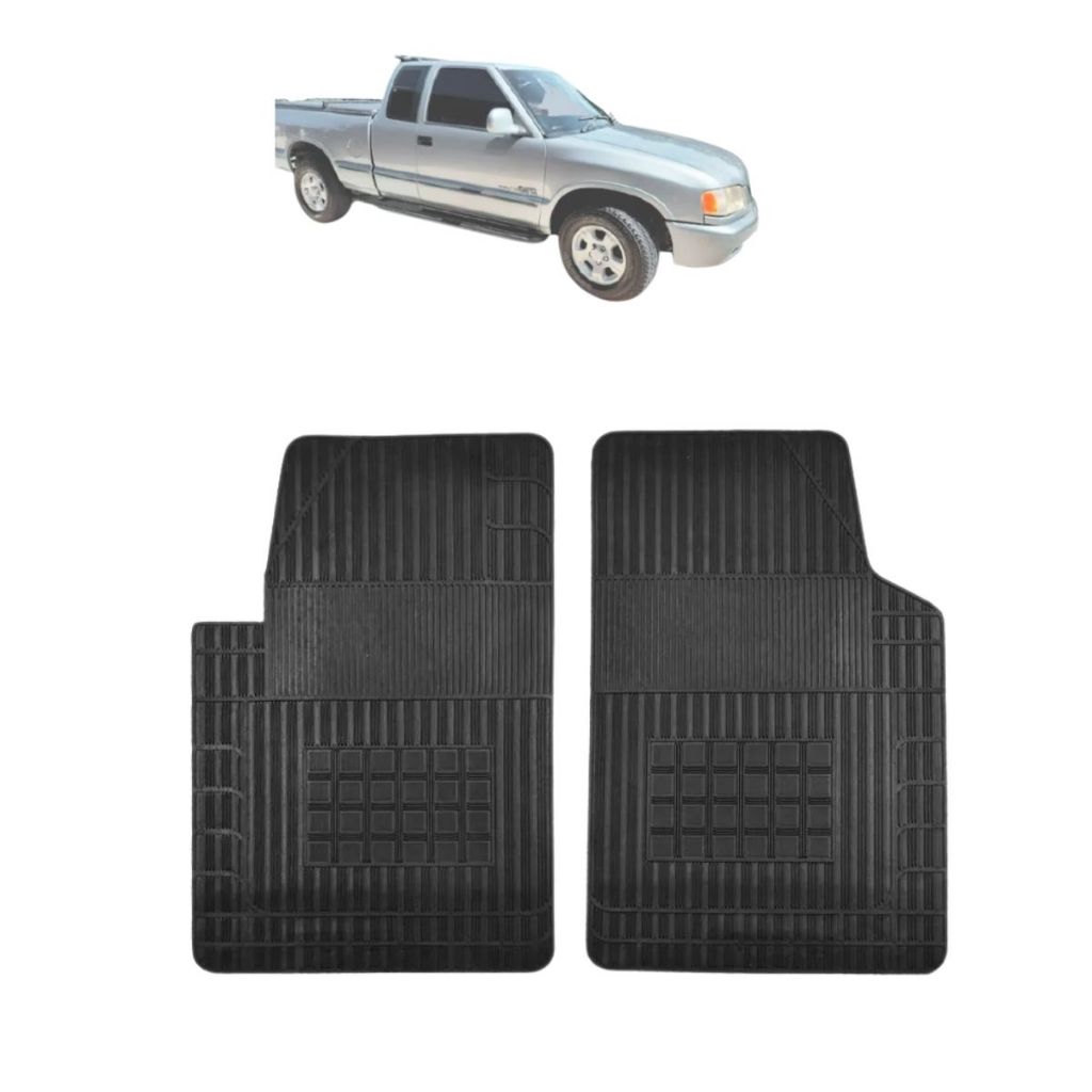 JOGO TAPETE DE BORRACHA S10 1995 a 2012 - 2 Peças - Car Floor em Oferta na Shopee