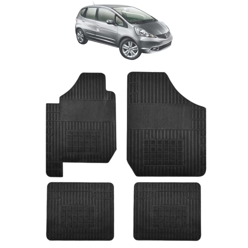 JOGO TAPETE DE BORRACHA FIT 2003 a 2021 – 4 Peças - Car Floor