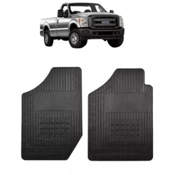 JOGO TAPETE DE BORRACHA F250 CABINE SIMPLES 09/11 - 2 Peças - Car Floor