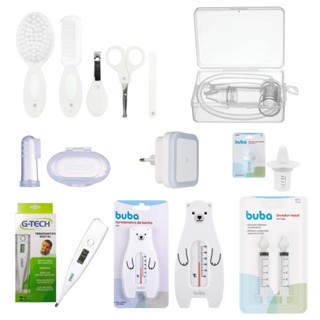 Kit Higiene bebê 15 peças completo Neutro Pimpolho e Buba