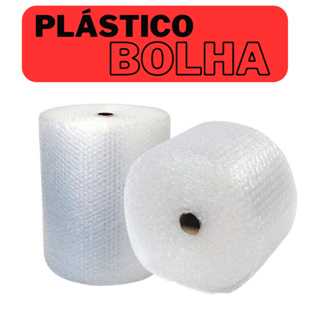 Plástico Bolha Bobina 43cm X 100metros E-Commerce 25 micras em Oferta na Shopee