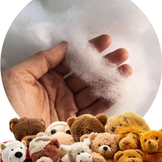 Fibra Siliconada Pura Antialérgica Macia para Enchimento Bonecas Travesseiros e Artesanatos em Geral em Oferta na Shopee