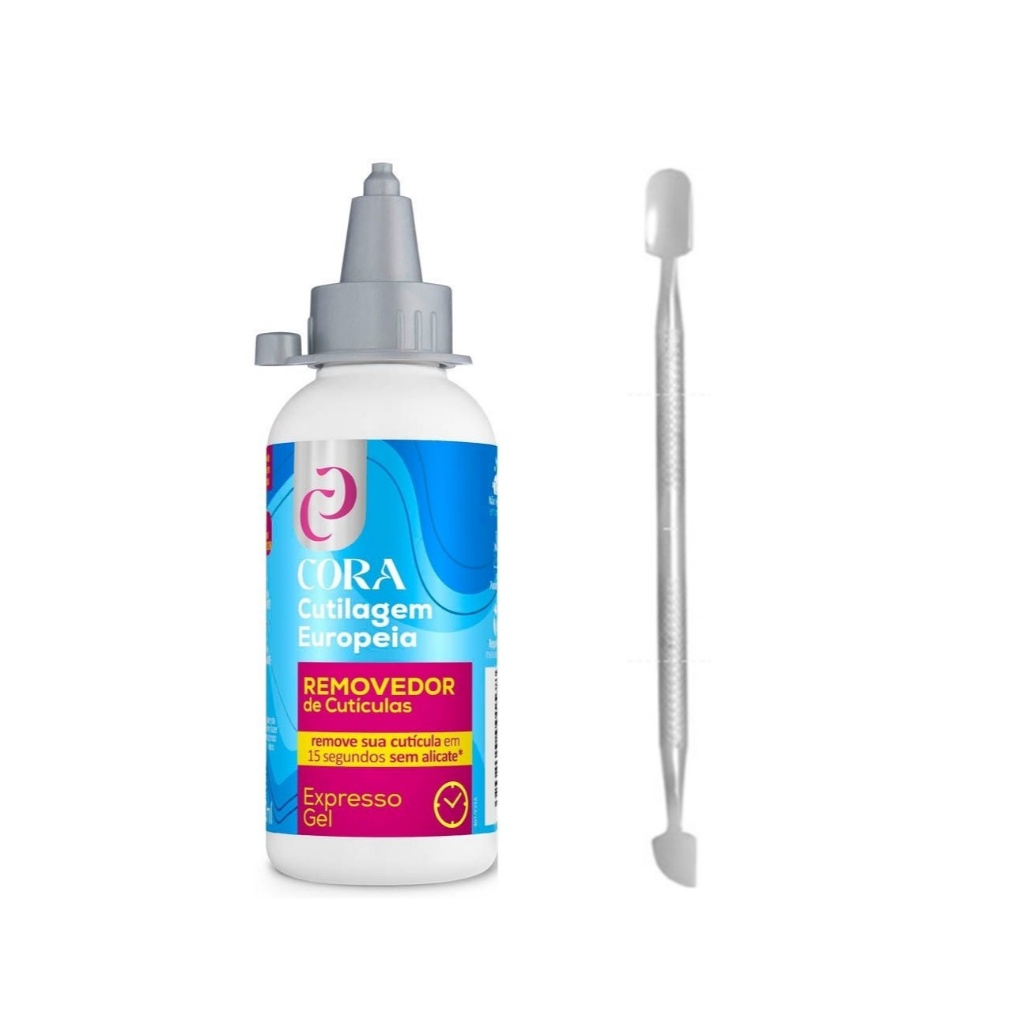 Kinq Gel 100ml Removedor de Cutículas com Espátula Ponta Dupla