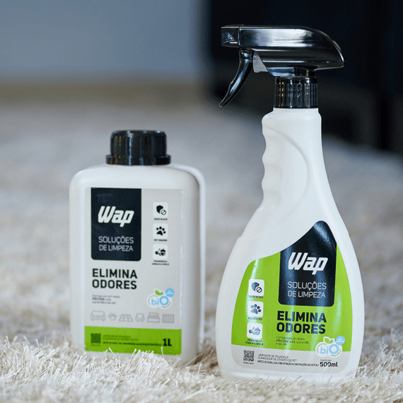 Eliminador de Odores e Limpador de Pegadas 500ML WAP Elimina Cheiro