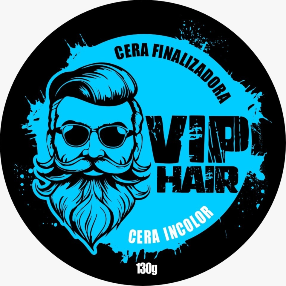 Cera Modeladora Finalizadora Vip Hair 130g Barba Cabelo Bigode - Unidade