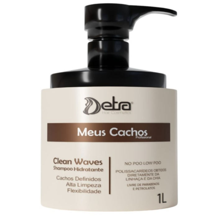 Shampoo Hidratante Meus Cachos sem sulfato Detra Hair