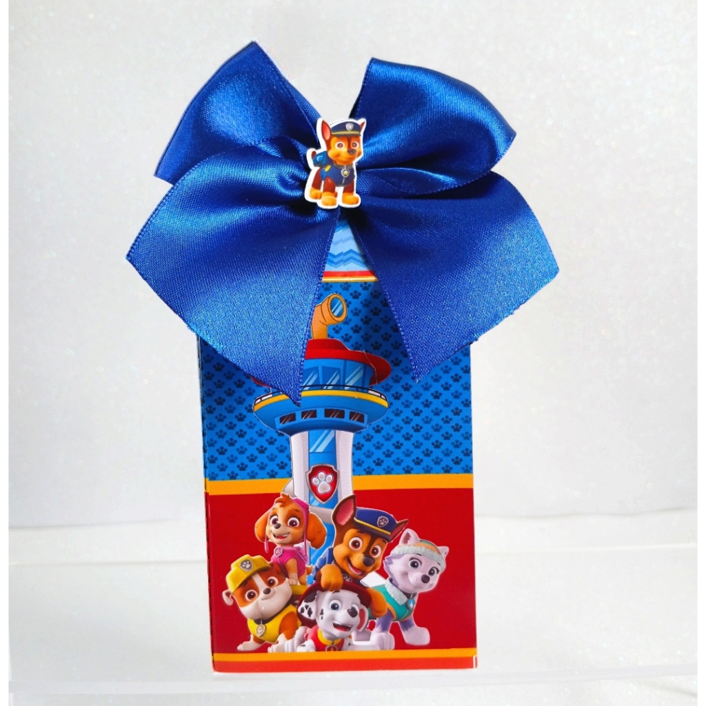 PEGUE E MONTE- KIT FESTA TEMA PATRULHA CANINA MENINO AZUL- CAIXINHAS PERSONALIZADAS LEMBRANCINHAS PARA ANIVERSÁRIO — imagem 2 de 2