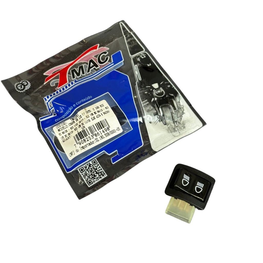 Chave de Luz TMAC HONDA C 100 BIZ ES - BIZ 110I - BIZ 125 KS - BIZ 125 ES