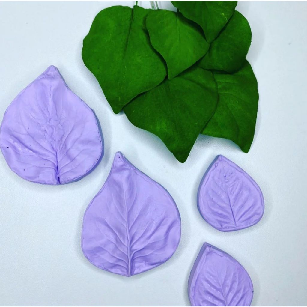 Molde frisador folhagem da flor Lilac