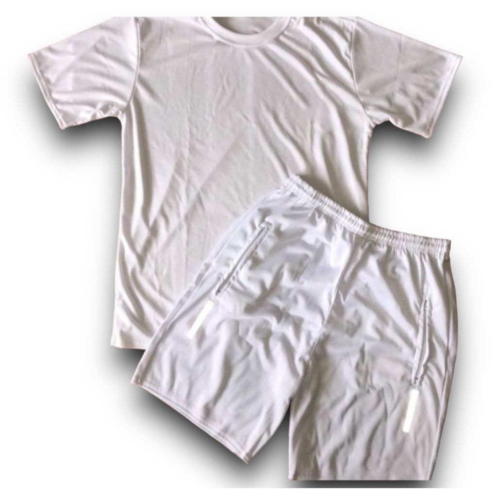 kit short + camiseta com detalhes refletivo masculino verão, treino, academia, musculação, cross