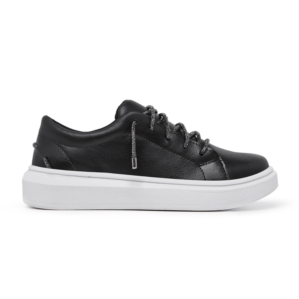 Tênis Casual Feminino Brilho Sapatênis Strass Lançamento Original Promoção Blogueira Confortável