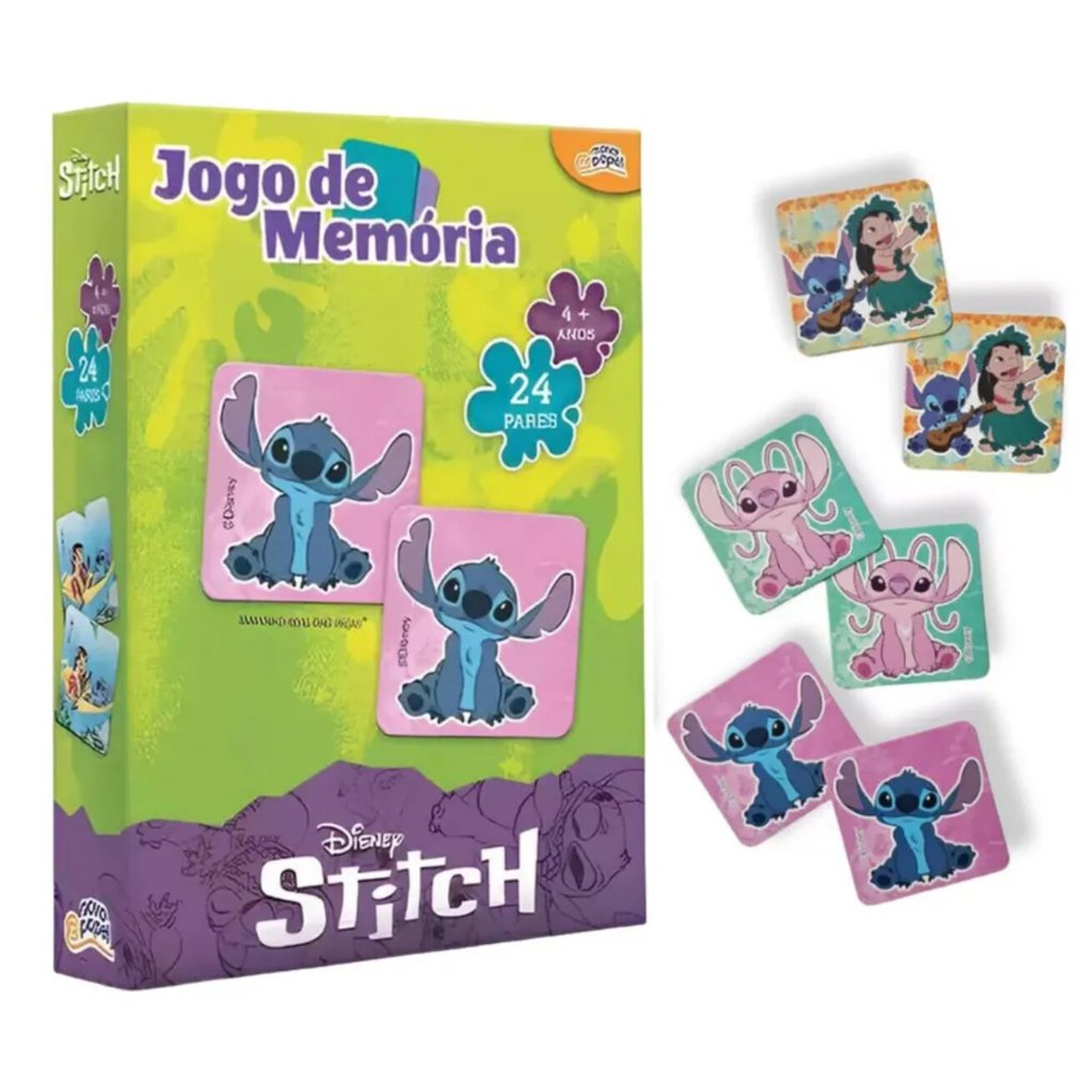 Jogo da Memória Stitch - Toyster 8075 em Oferta na Shopee