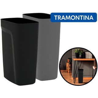 Lixo Lixeira 8,5 Litros Sem Tampa Compacta Lavabo Escritório Cozinha Banheiro Cesto Tramontina em Oferta na Shopee