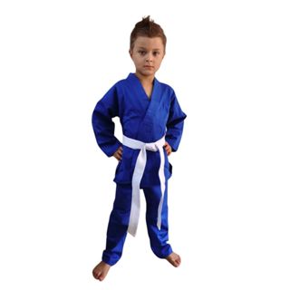 Kimono Uniforme Judo Gi / Jiu-Jitsu - Kids Leve - Infantil - Haganah em Oferta na Shopee