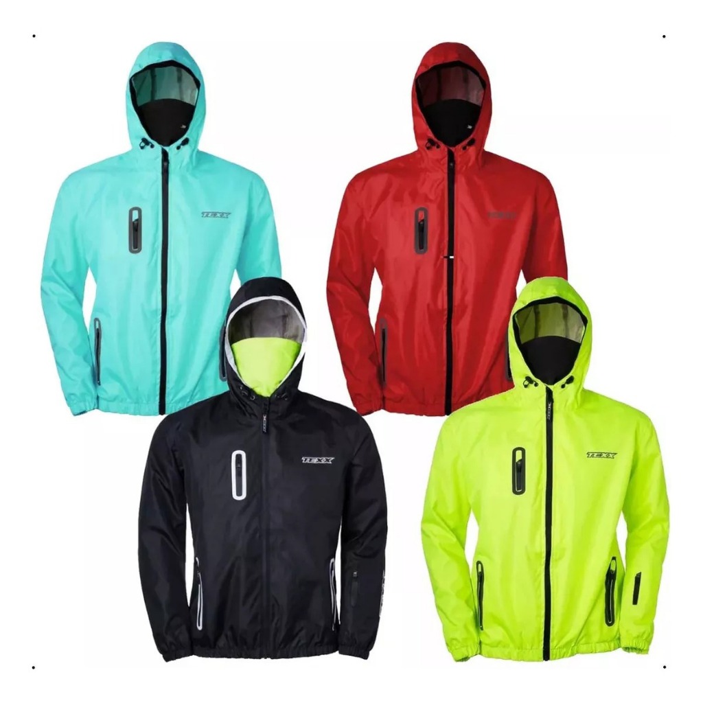 Jaqueta Motociclista Ciclista Texx Corta Vento Resistente à Água Masculino e Feminino em Oferta na Shopee