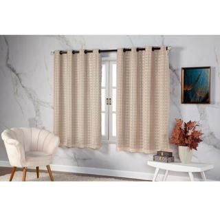 CORTINA BLACKOUT BLECAUTE PVC CORTA LUZ COM VOIL XADREZ 2,00 LARGURA X 1,40 ALTURA