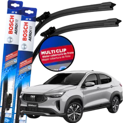 Par Palheta Limpador Parabrisa Original Bosch Multiclip Fiat Fastback 2023 à 2025